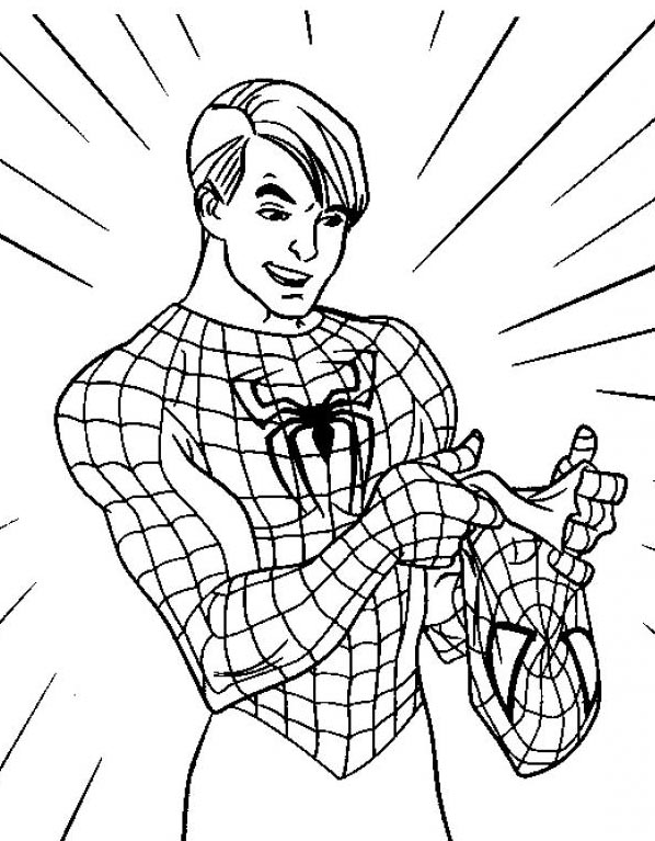 ultimate spiderman coloring pages to print - photo #21
